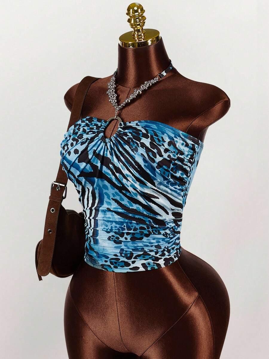 TOP ANIMAL PRINT