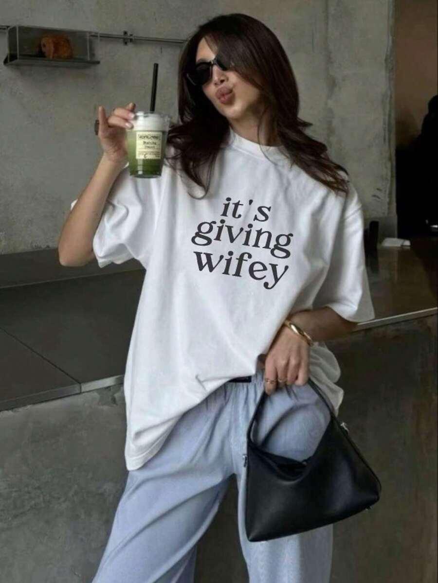 BIAŁY T-SHIRT OKRĄGŁY DEKOLT