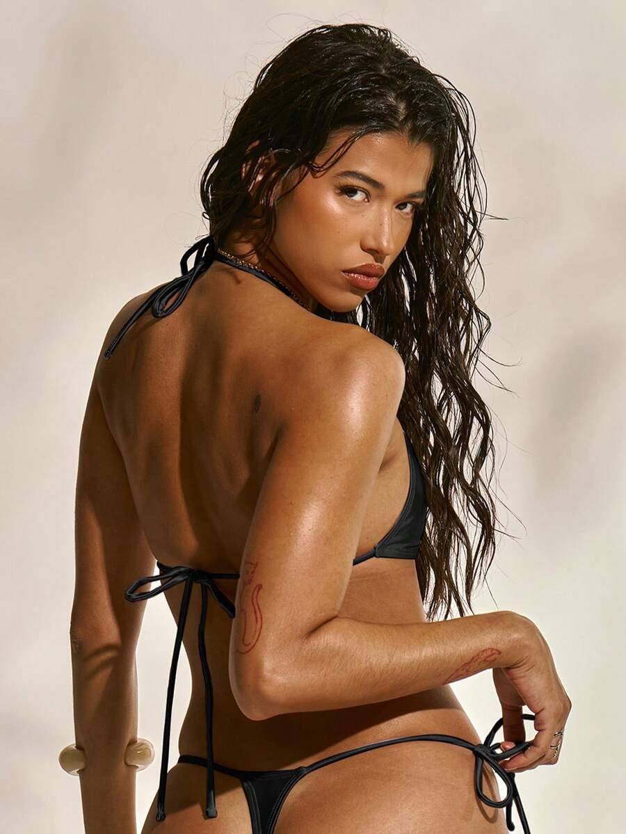 czarna góra od bikini 