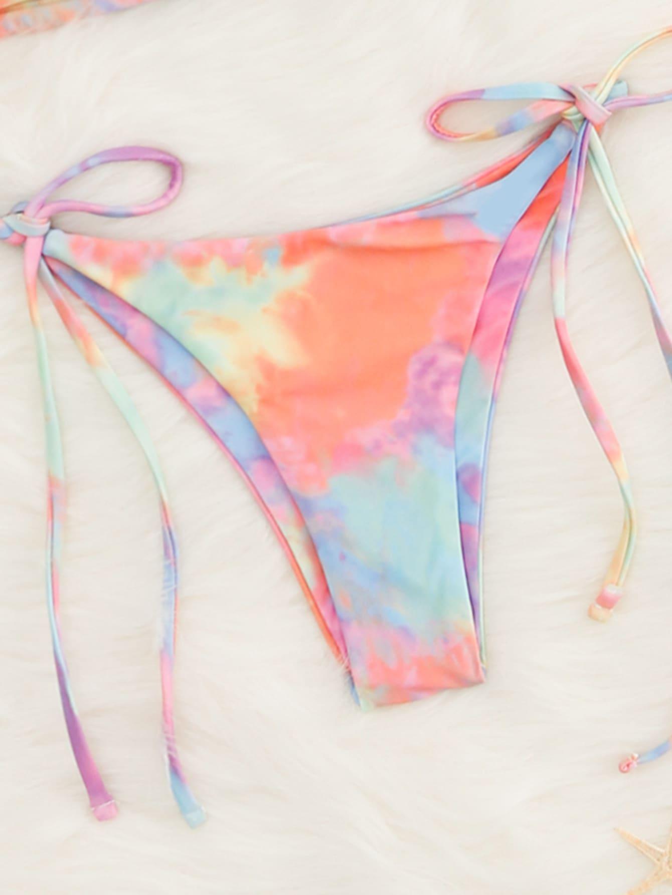dwuczęściowy strój kąpielowy TIE DYE