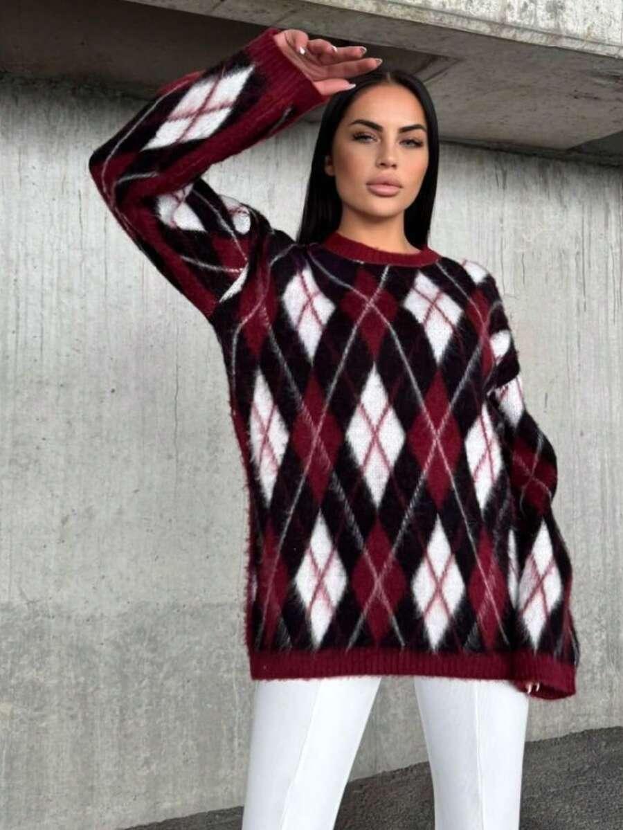 SWETER długi rękaw