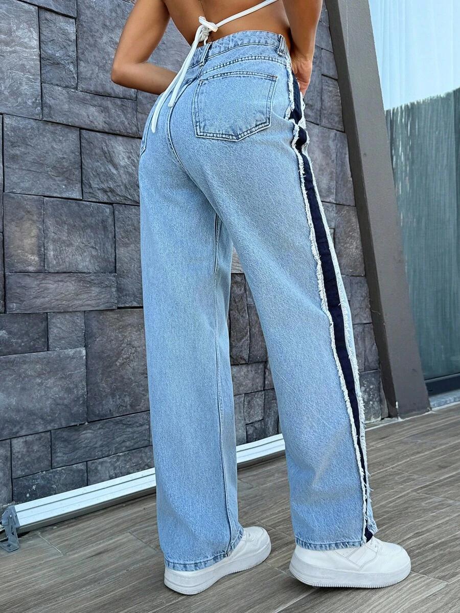 NIEBIESKIE SPODNIE JEANS