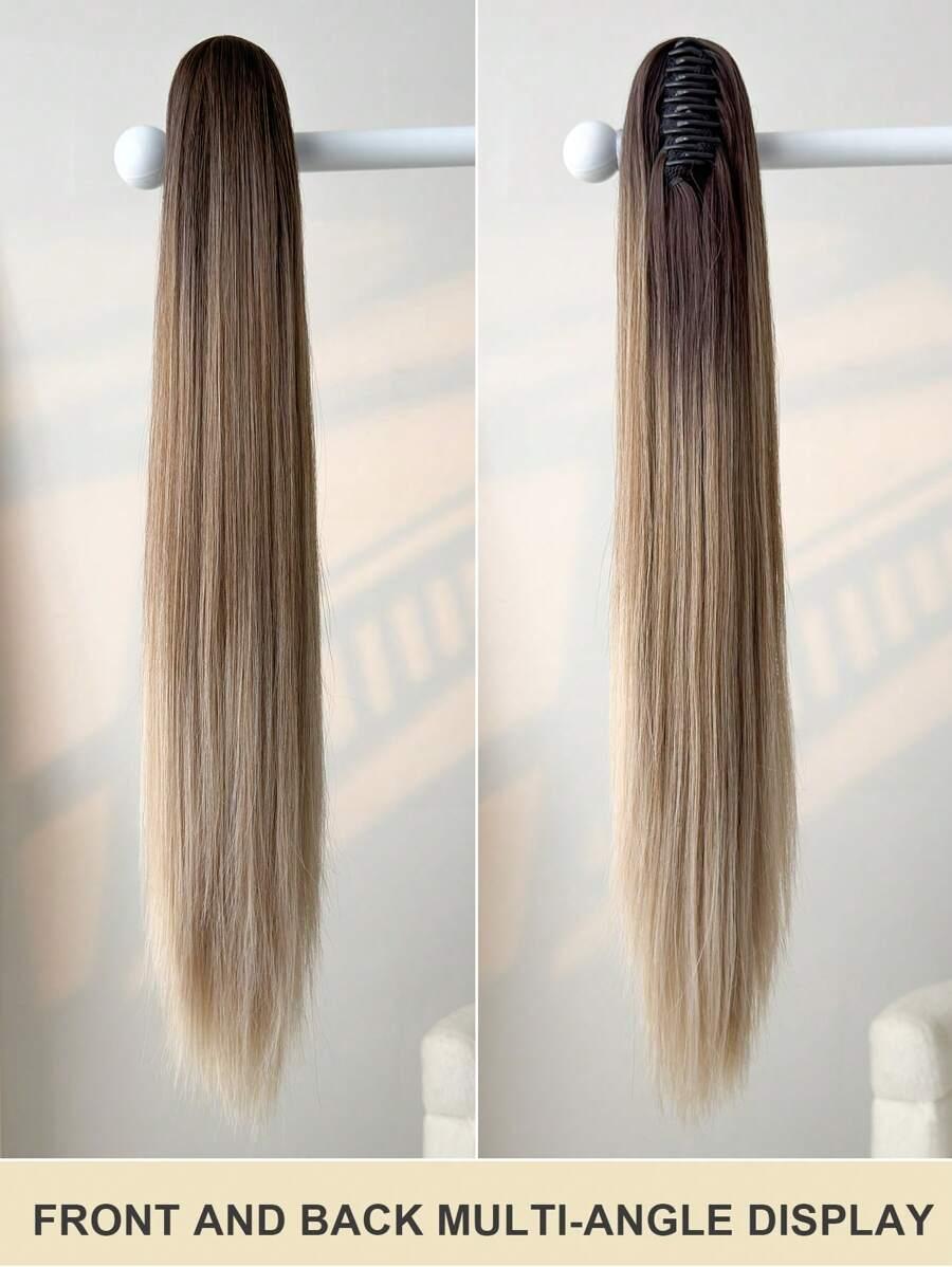 kucyk syntetyczny ombre średni blond