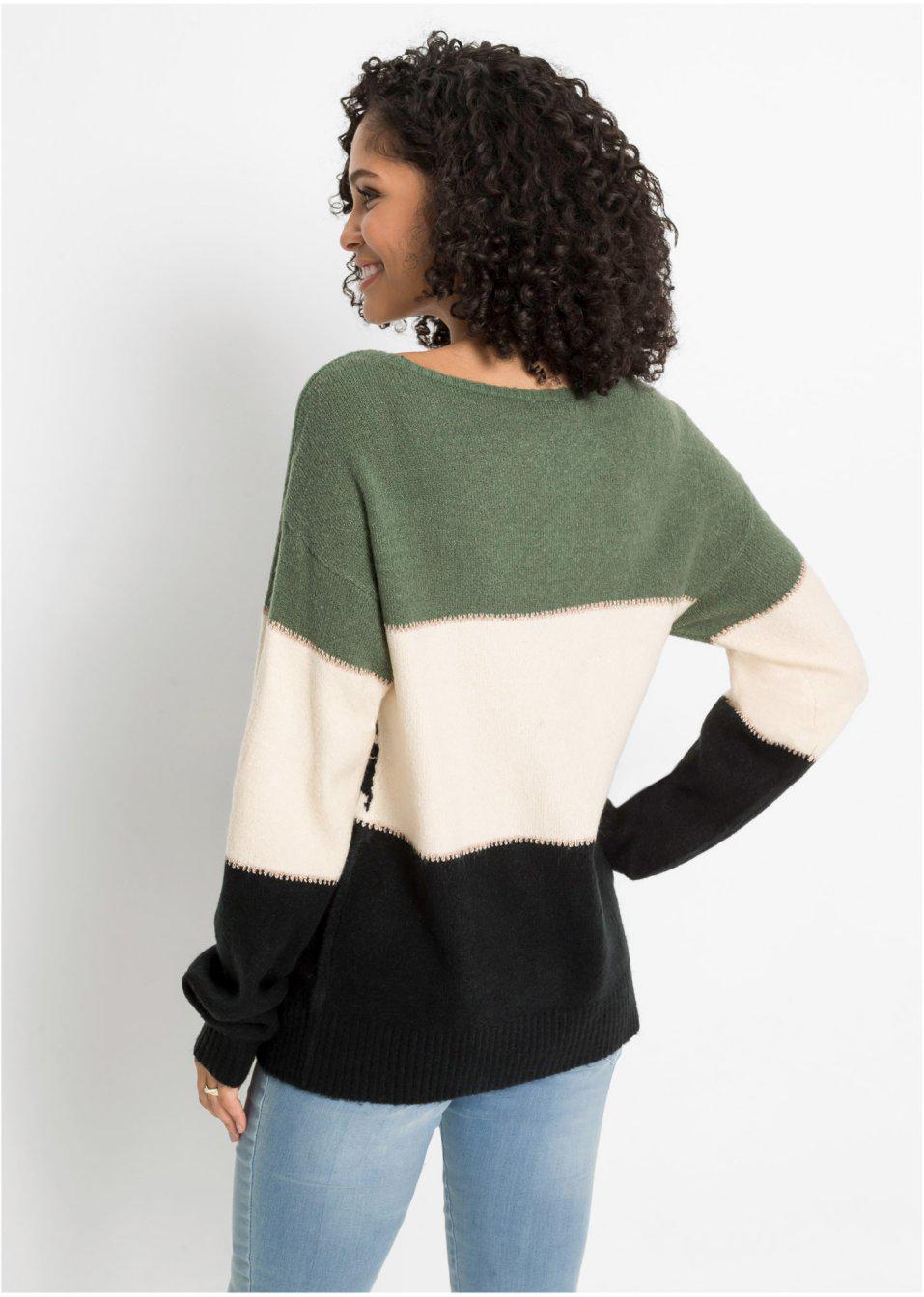 DZIANINOWY SWETER WZÓR