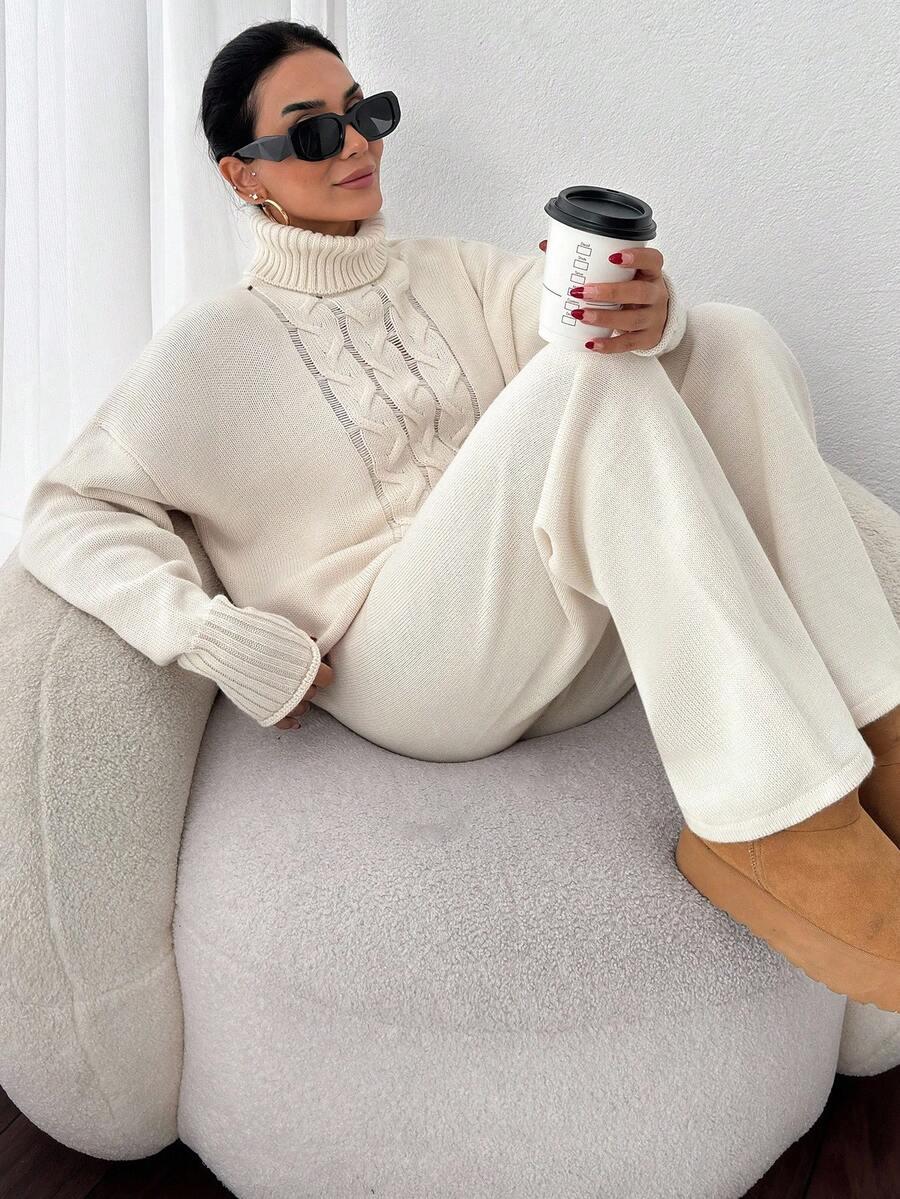 KOMPLETY SWETER SPODNIE