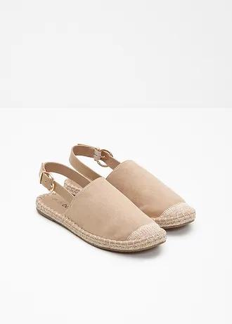ESPADRYLE Z ODKRYTYĄ PIĘTĄ