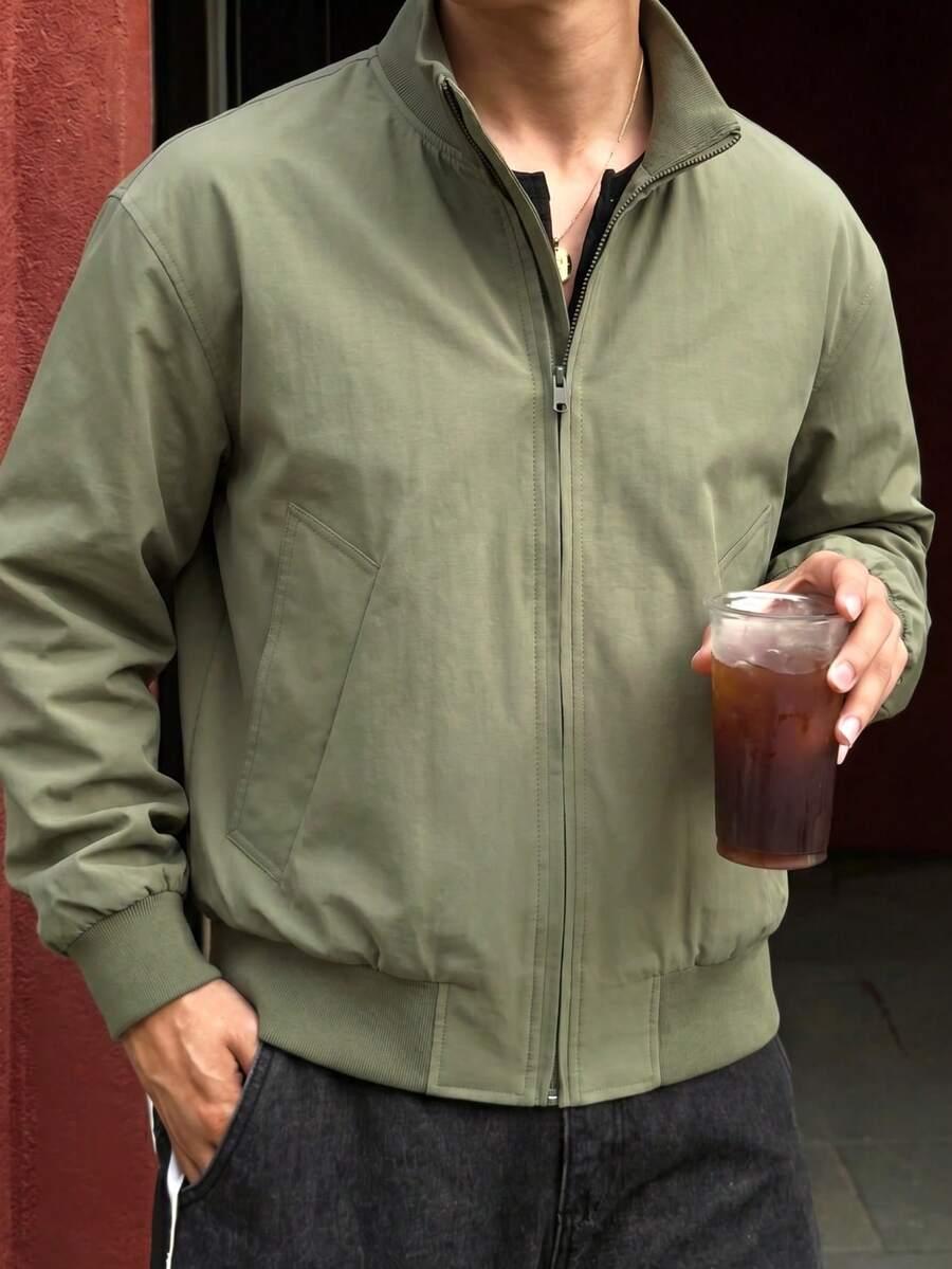 zielona kurtka bomber