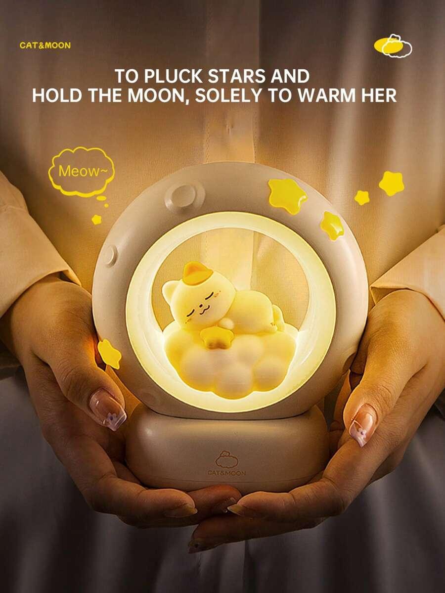lampka nocna kot