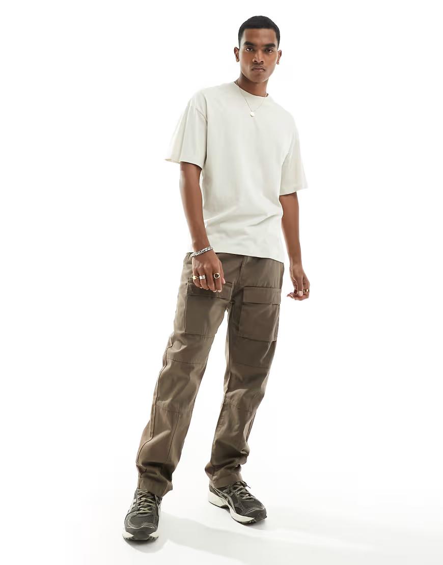 BEŻOWY T-SHIRT BASIC