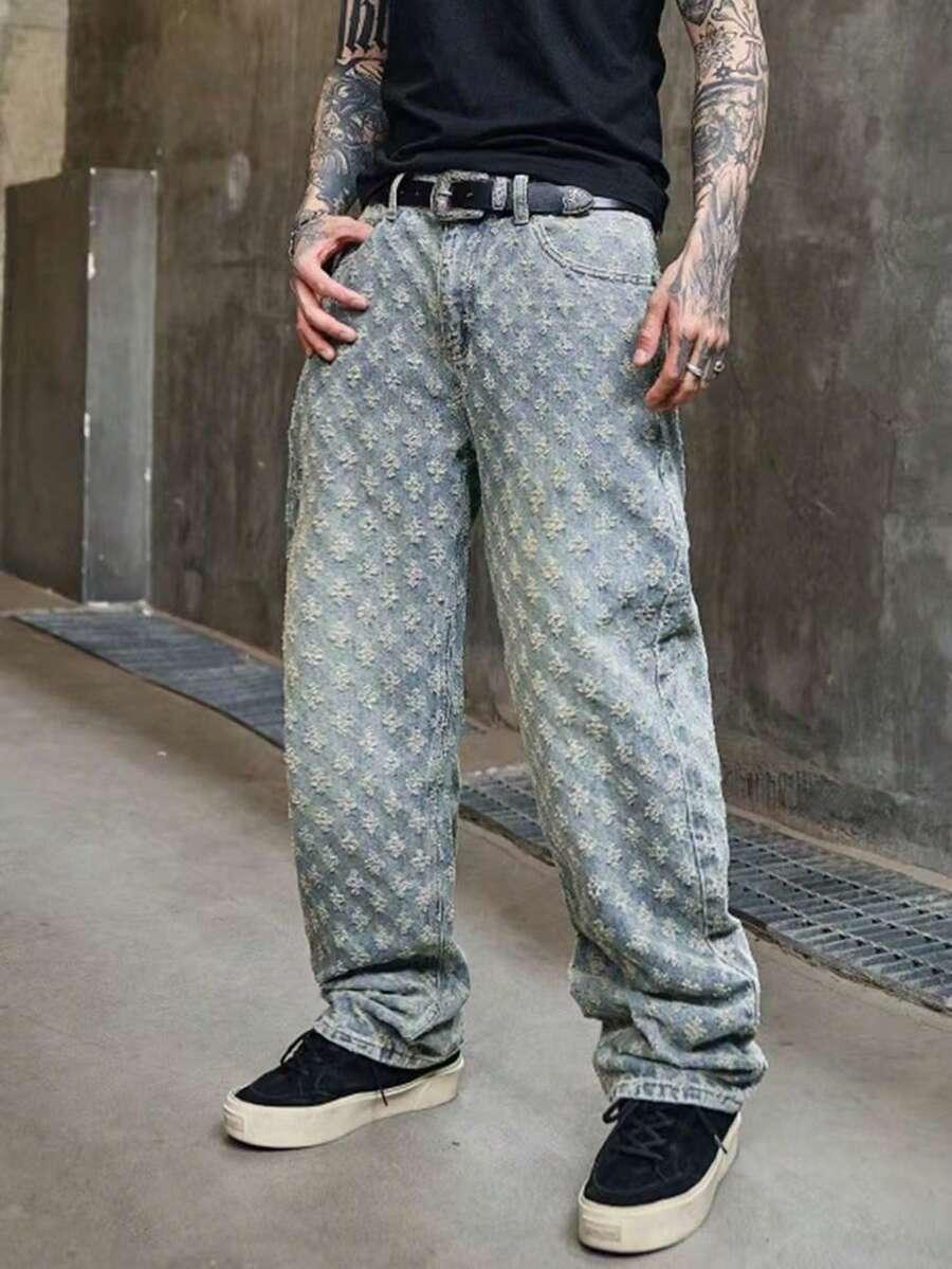  niebieskie spodnie jeans 