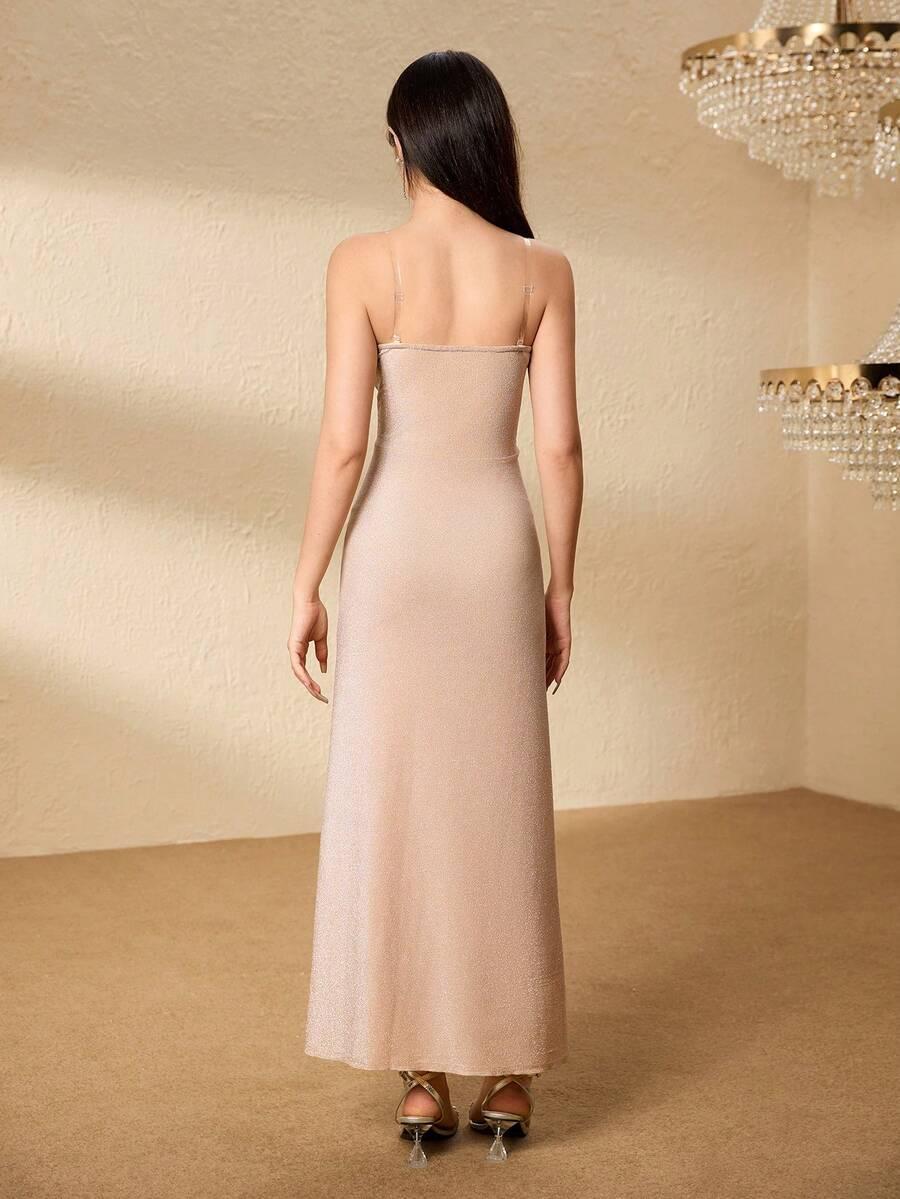 DZIEWCZĘCA SUKIENKA ELEGANCKA Z ROZCIĘCIEM