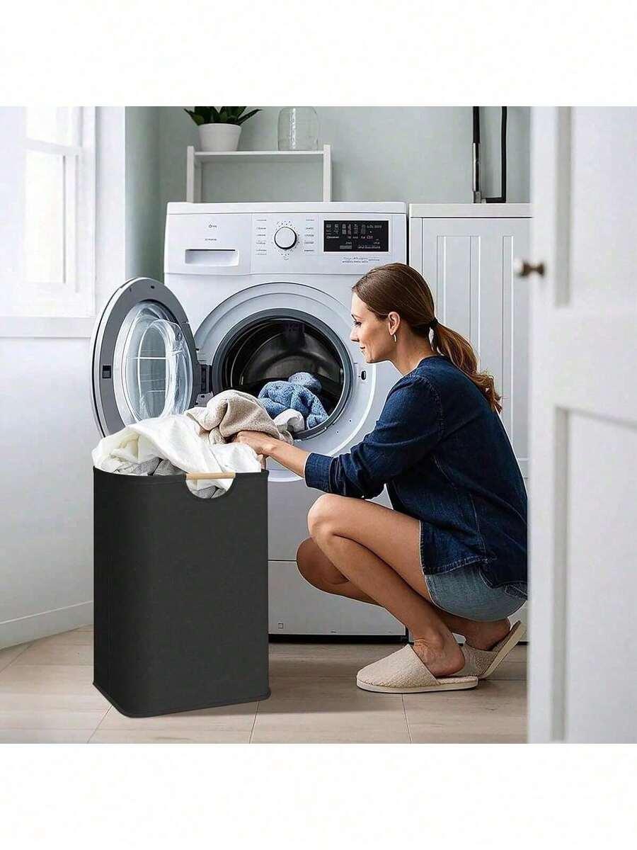 czarny kosz na pranie