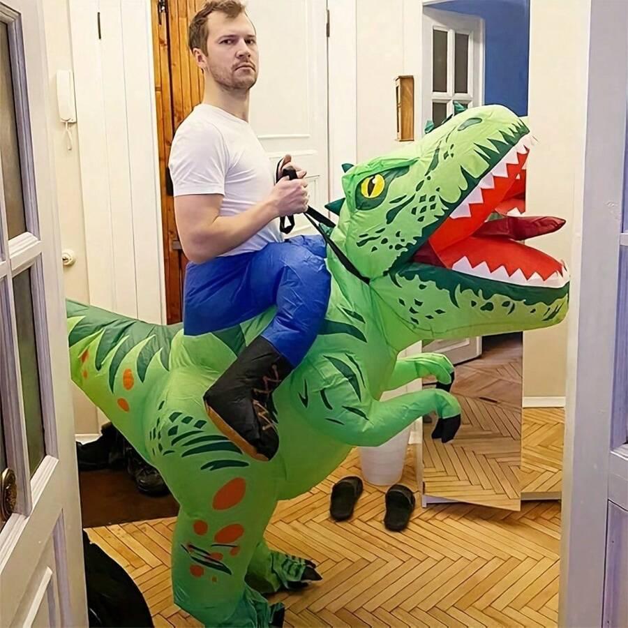 dmuchane przebranie dinozaur