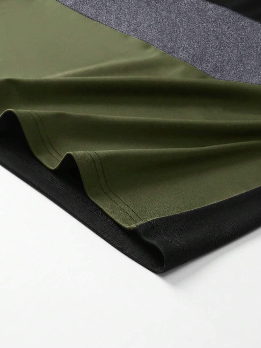t-shirt okrągły dekolt nadruk
