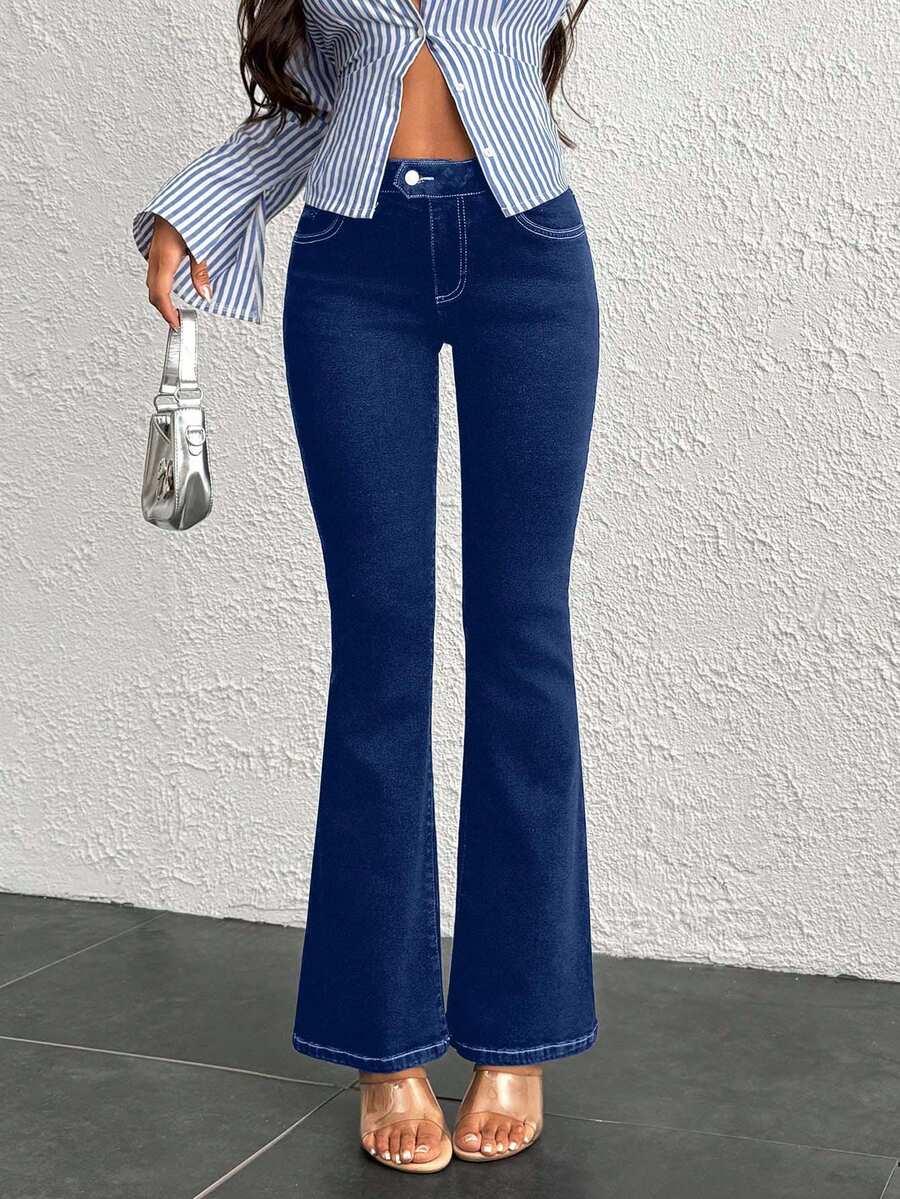 NIEBIESKIE SPODNIE JEANS