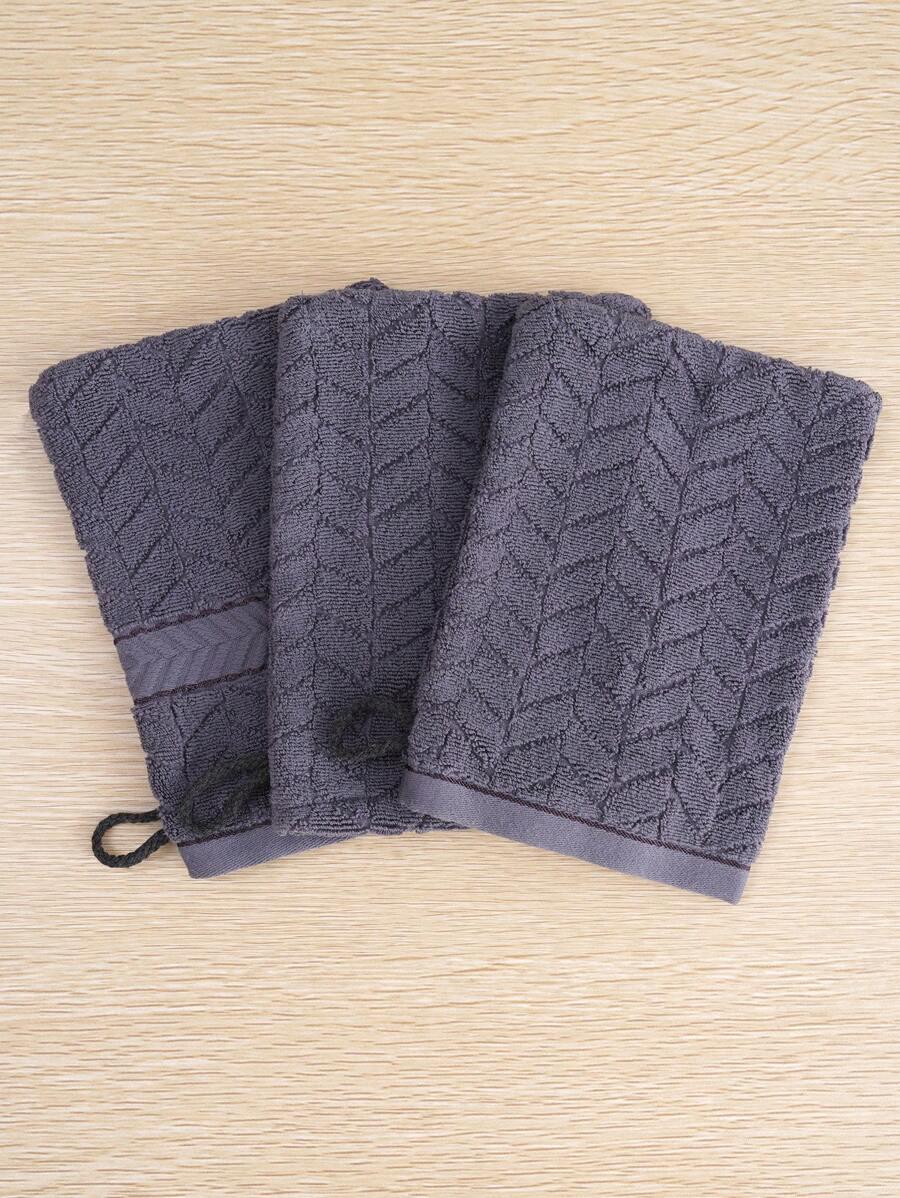 różowe rękawice kąpielowe 3 pack