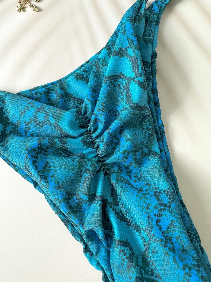 DWUCZĘŚCIOWY STRÓJ KĄPIELOWY ANIMAL PRINT