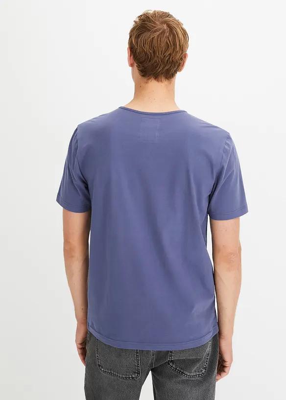 NIEBIESKI T-SHIRT BASIC 