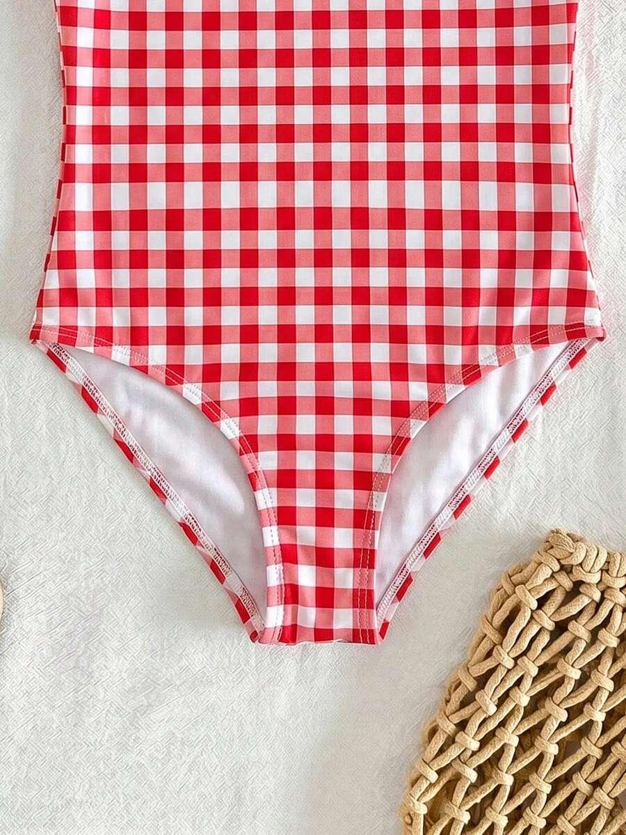 JEDNOCZĘŚCIOWY STRÓJ KĄPIELOWY kratka