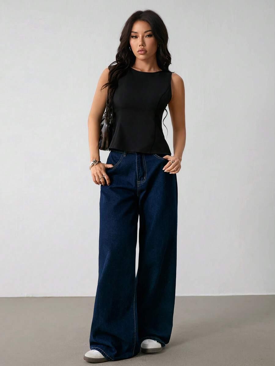 CZARNA ELEGANCKA BLUZKA