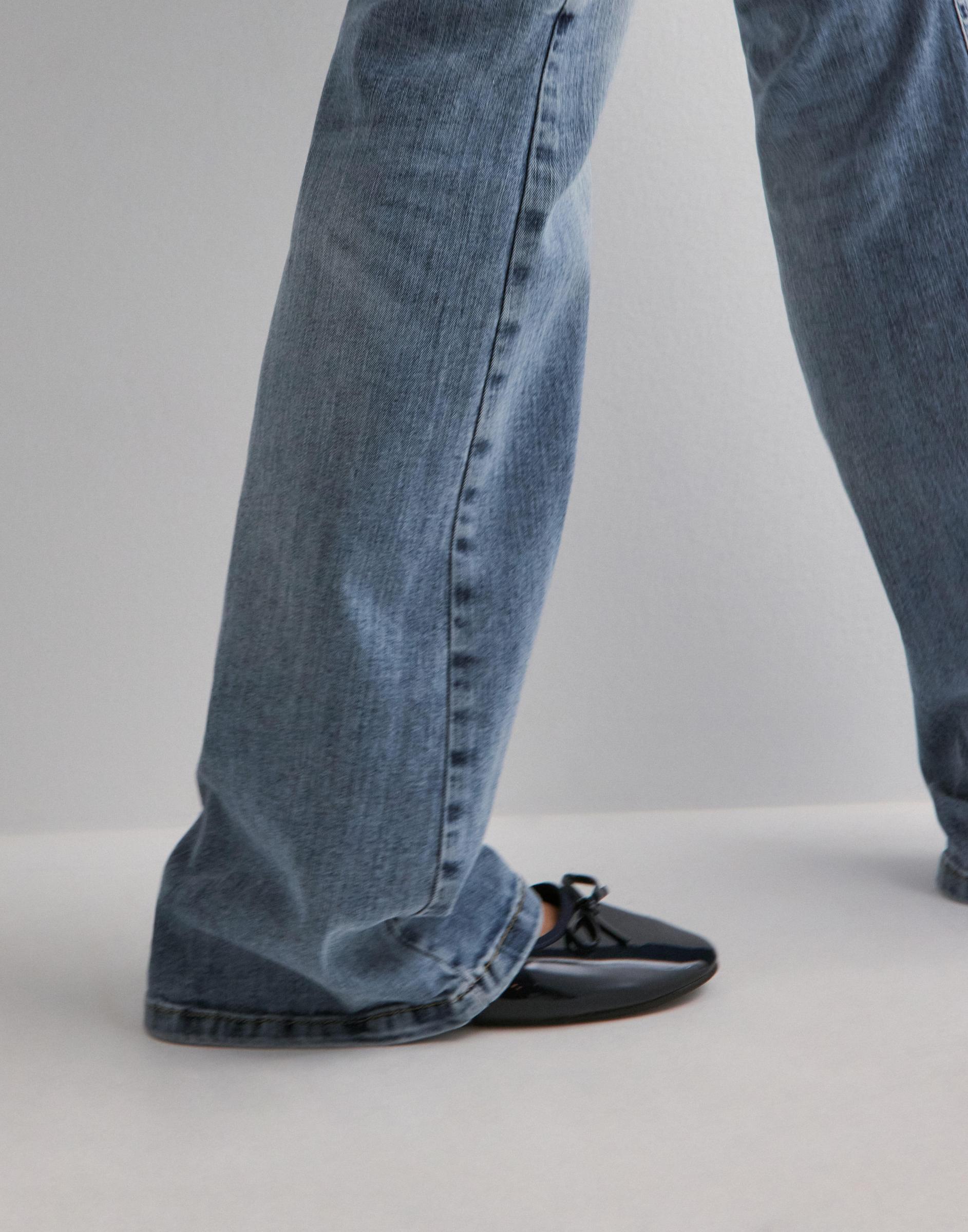 SPODNIE JEANS BOOTCUT Z Niskim stanem