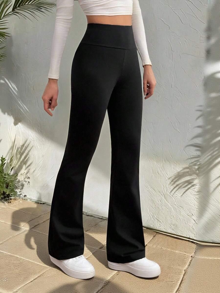 CZARNE LEGGINSY WYSOKI STAN