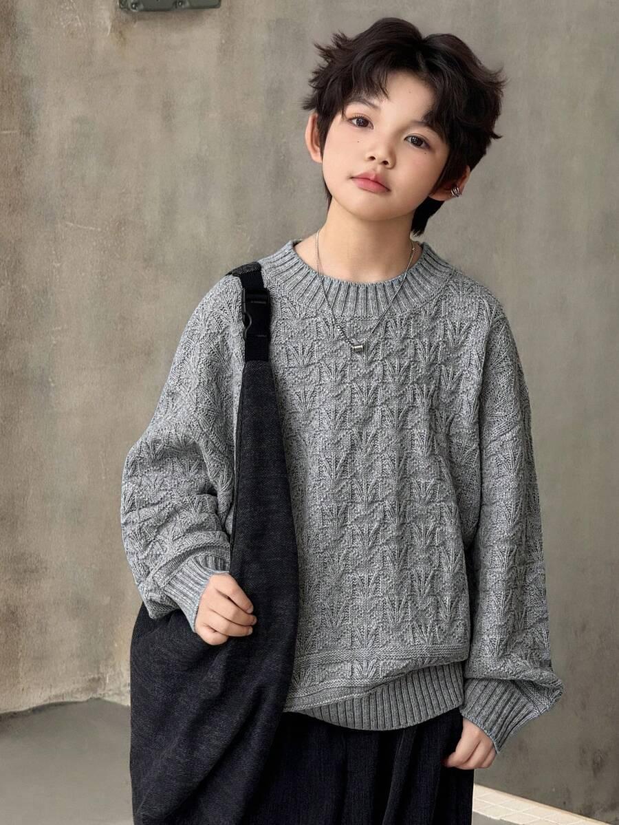 SWETER OVERSIZE CHŁOPIĘCY