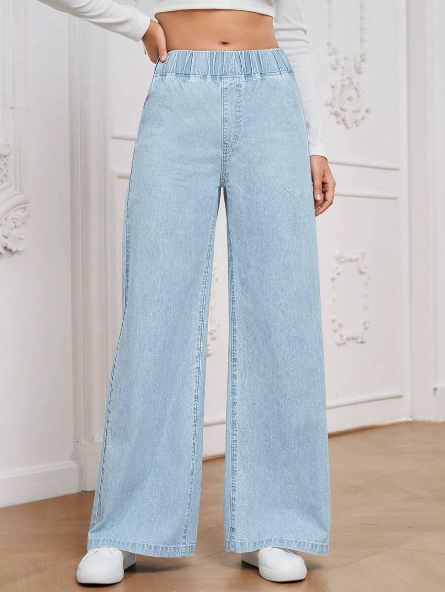 SPODNIE JEANS WYSOKI STAN
