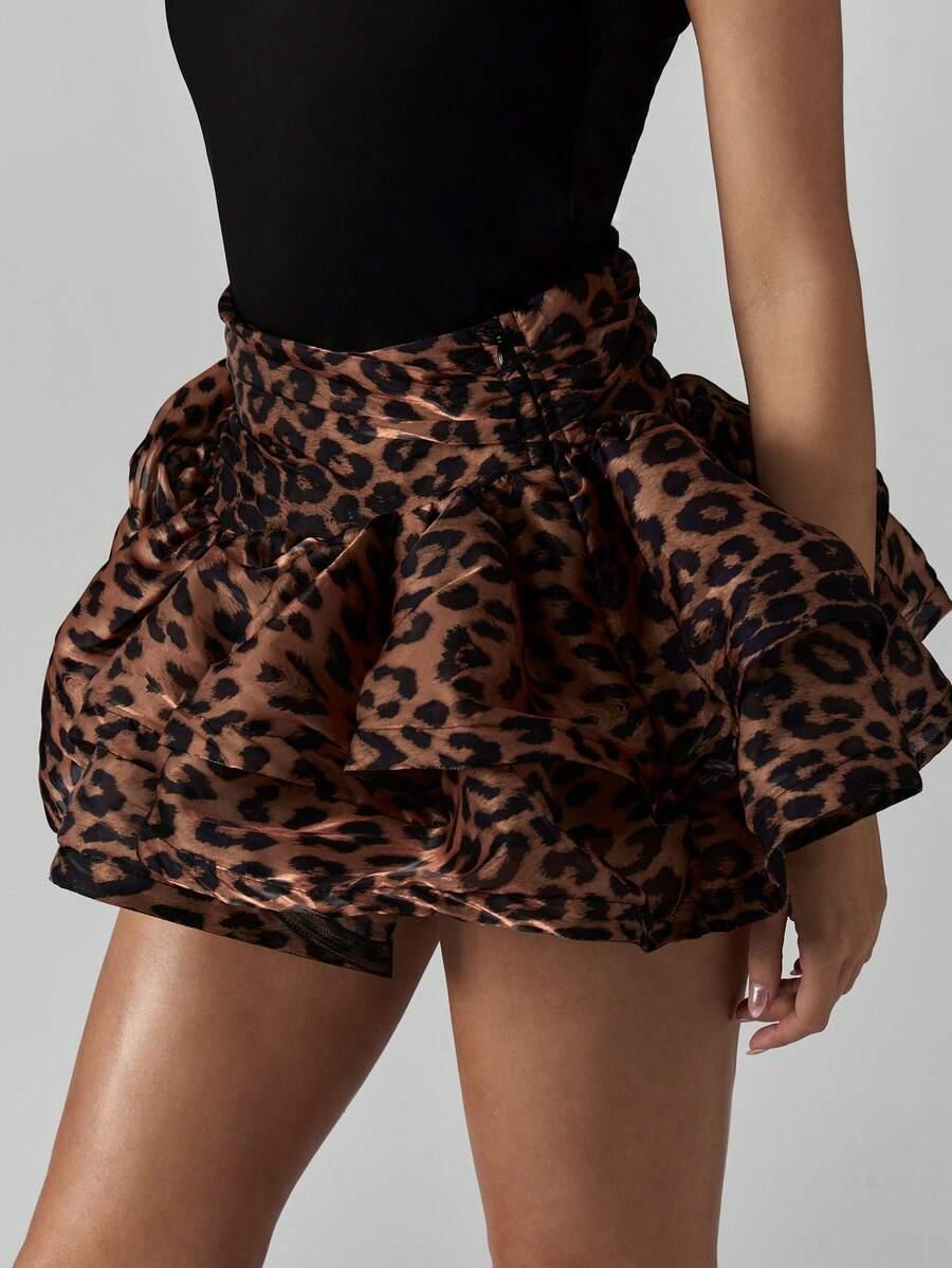MINI SPÓDNICA ANIMAL PRINT