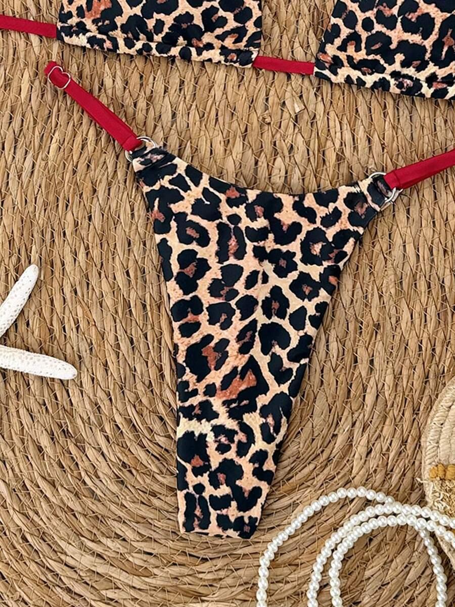DWUCZĘŚCIOWY STRÓJ KĄPIELOWY ANIMAL PRINT