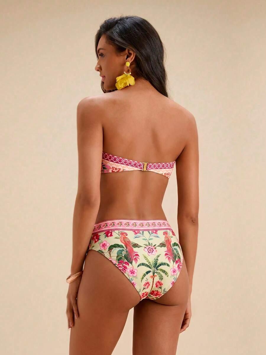 komplet bikini wzór