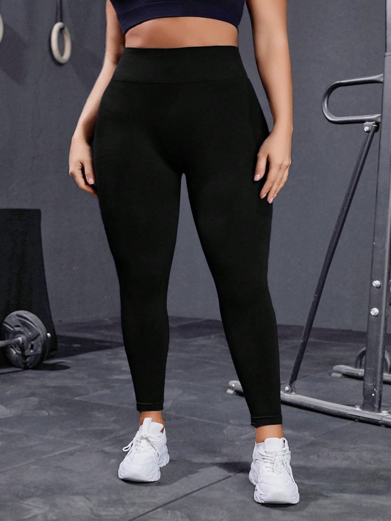 CZARNE SPORTOWE LEGGINSY