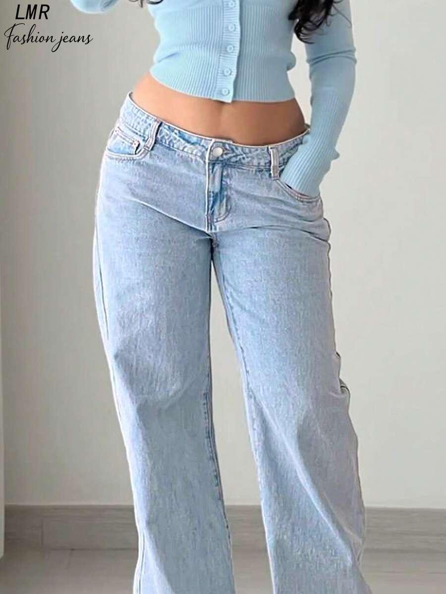SPODNIE JEANS PROSTA NOGAWKA