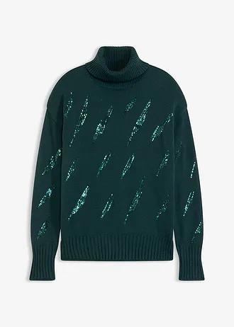 SWETER DAMSKI Z CEKINAMI