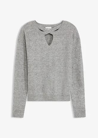 SWETER DAMSKI SZARY