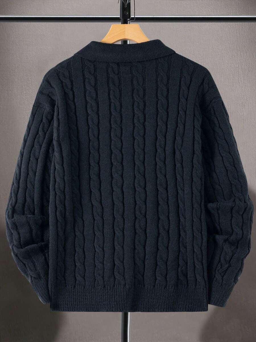 CZARNY SWETER ZAMEK
