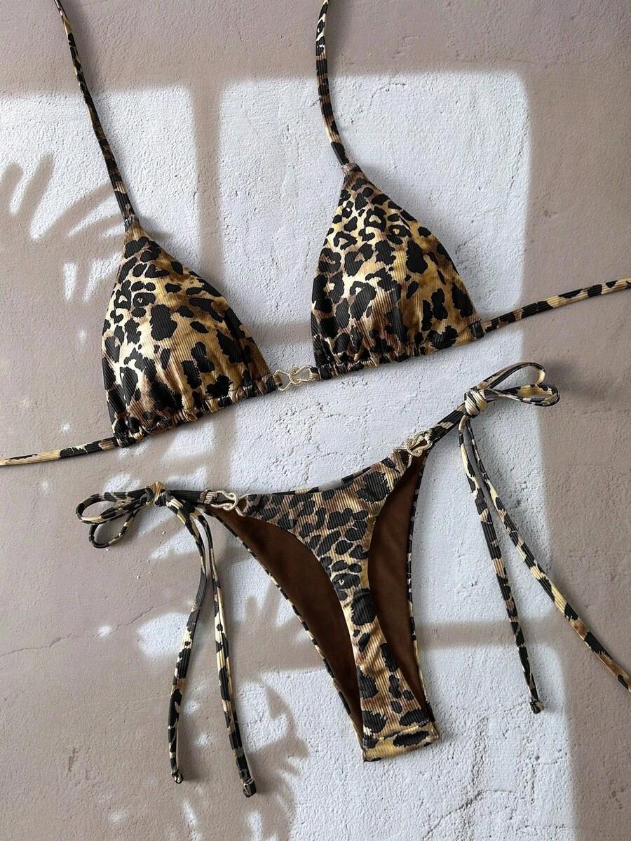 DWUCZĘŚCIOWY STRÓJ KĄPIELOWY ANIMAL PRINT