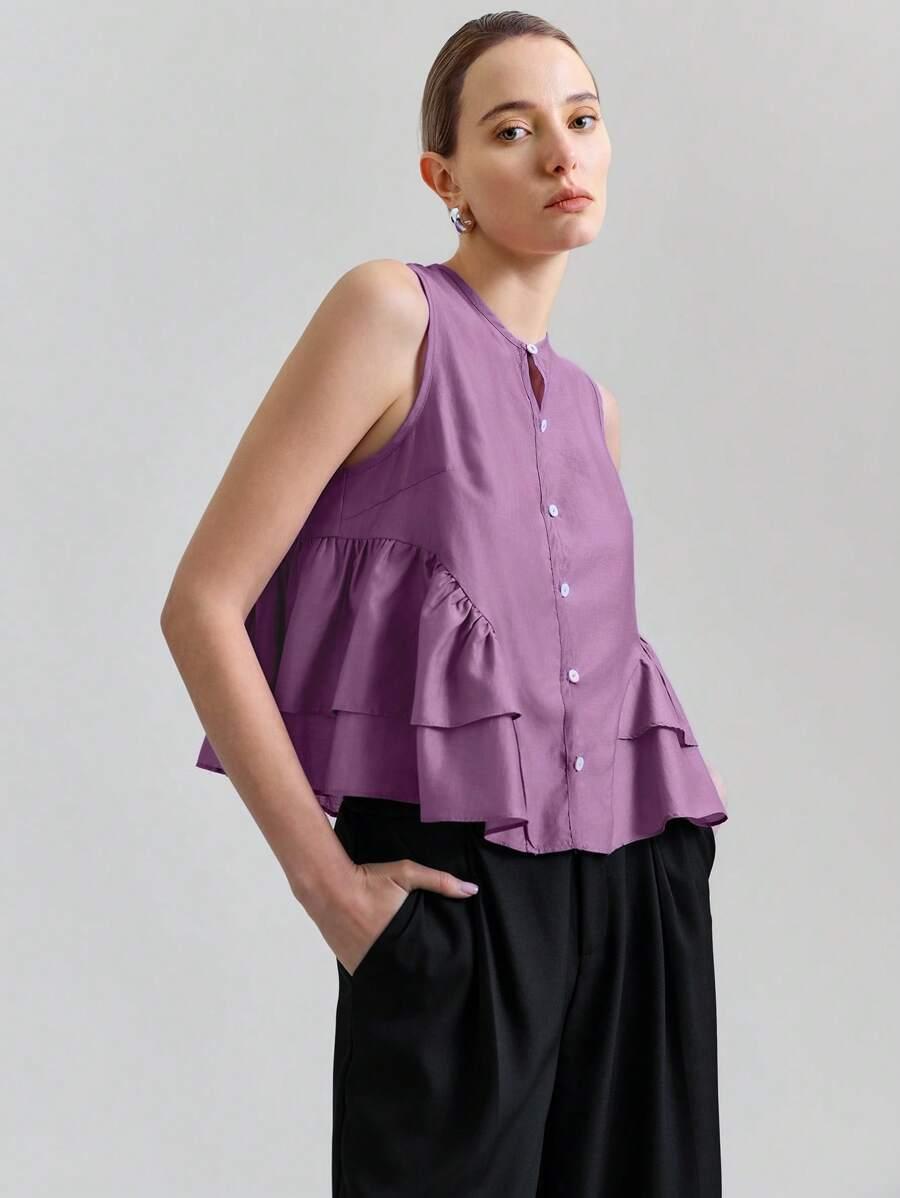 KLASYCZNY TOP LYOCELL REGULAR