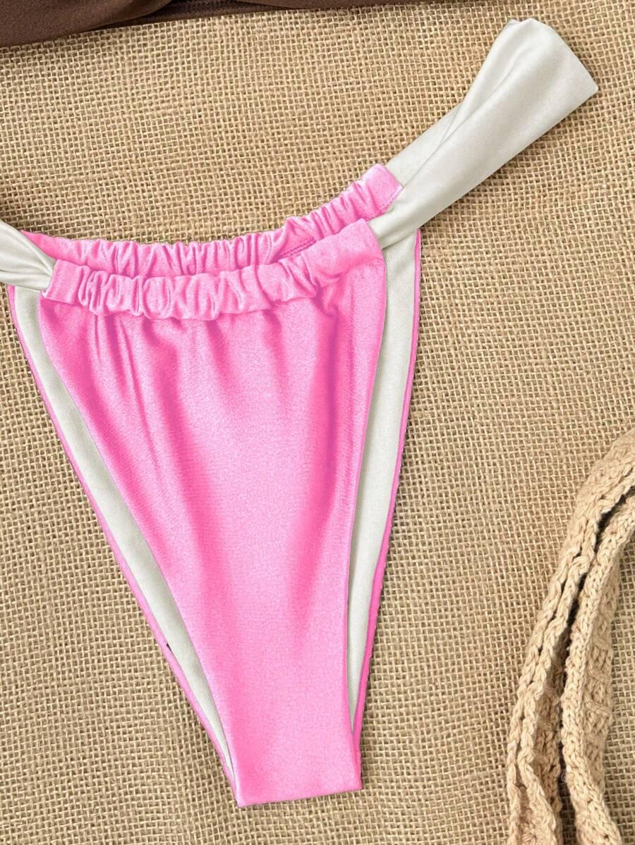 różowy komplet bikini