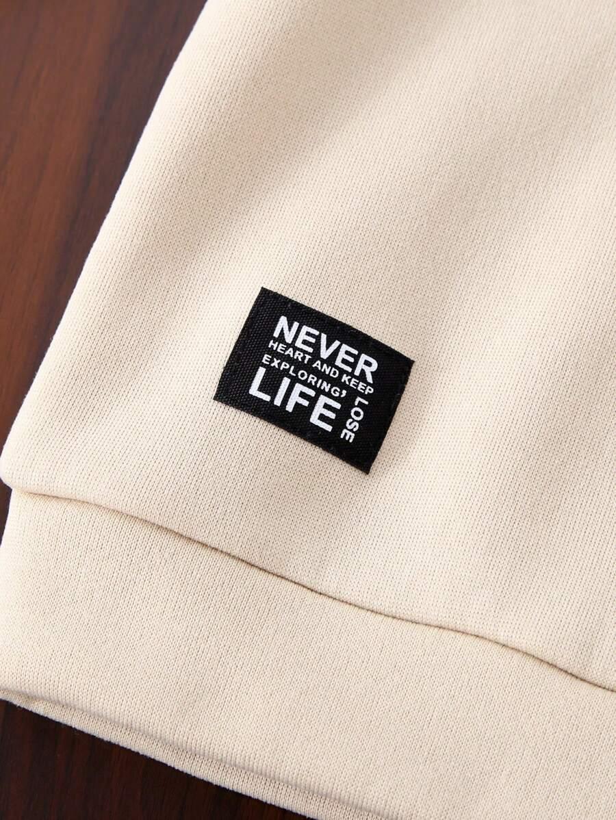 BEŻOWA BLUZA CASUAL
