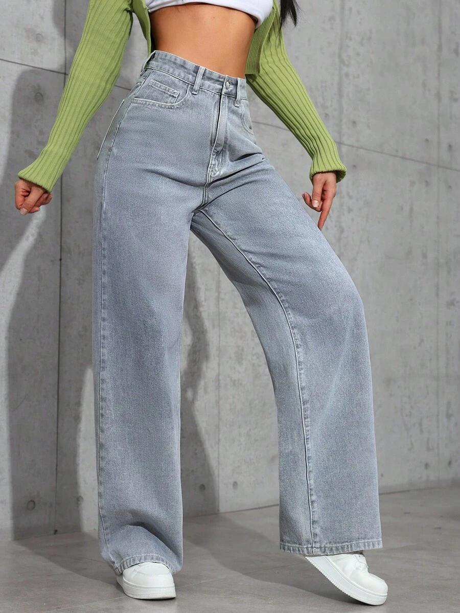 NIEBIESKIE SPODNIE JEANS
