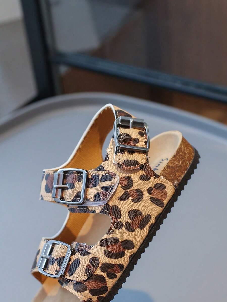 SANDAŁY ANIMAL PRINT sprzączki
