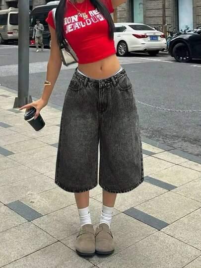 CZARNE SPODNIE JEANS