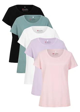 BIAŁY GŁADKI T-SHIRT 2-PACK