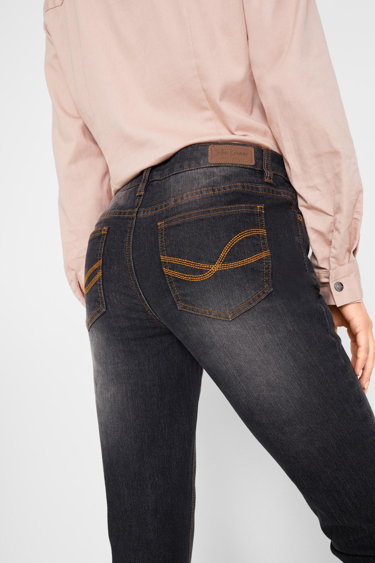 SZARE SPODNIE JEANS BOOTCUT