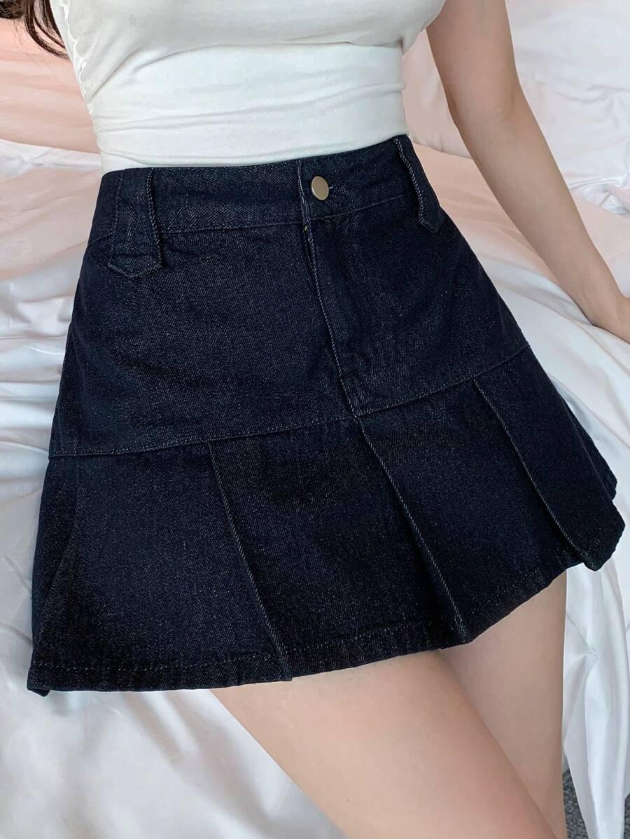 SPÓDNICA JEANSOWA MINI