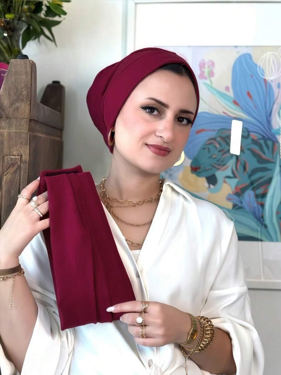 chusta turban na głowę