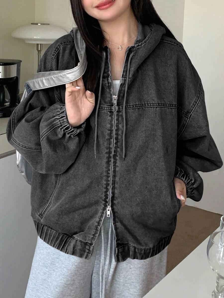 KURTKA JEANS kaptur