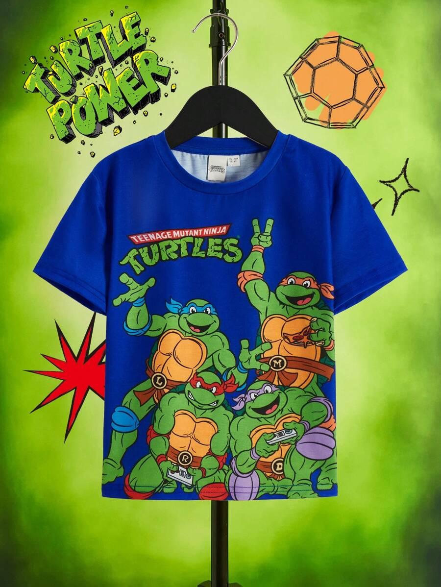 T-SHIRT CHŁOPIĘCY Z NADRUKIEM 