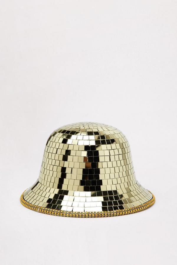 złoty kapelusz bucket zdobienie